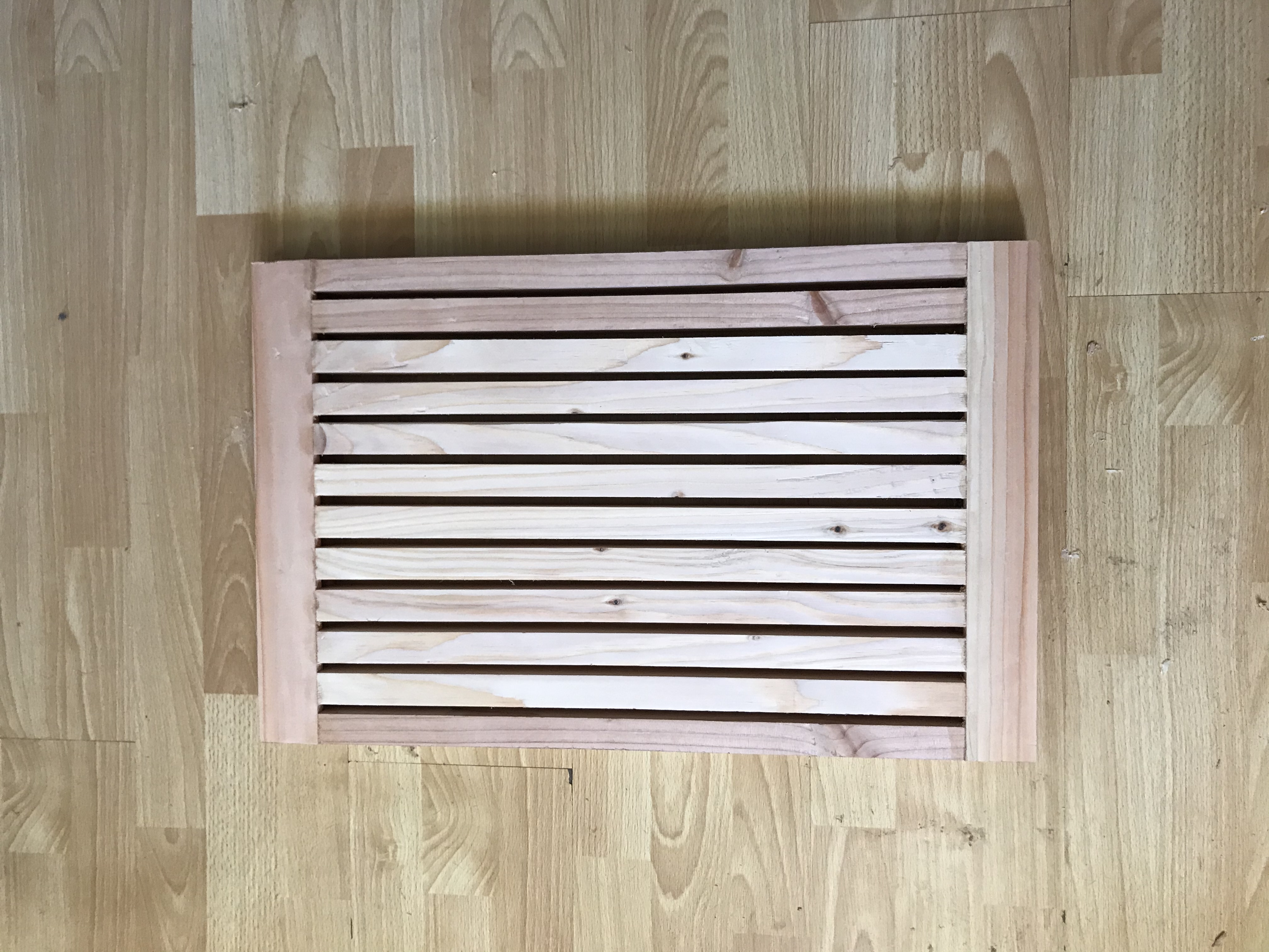 Glued up but unfinished