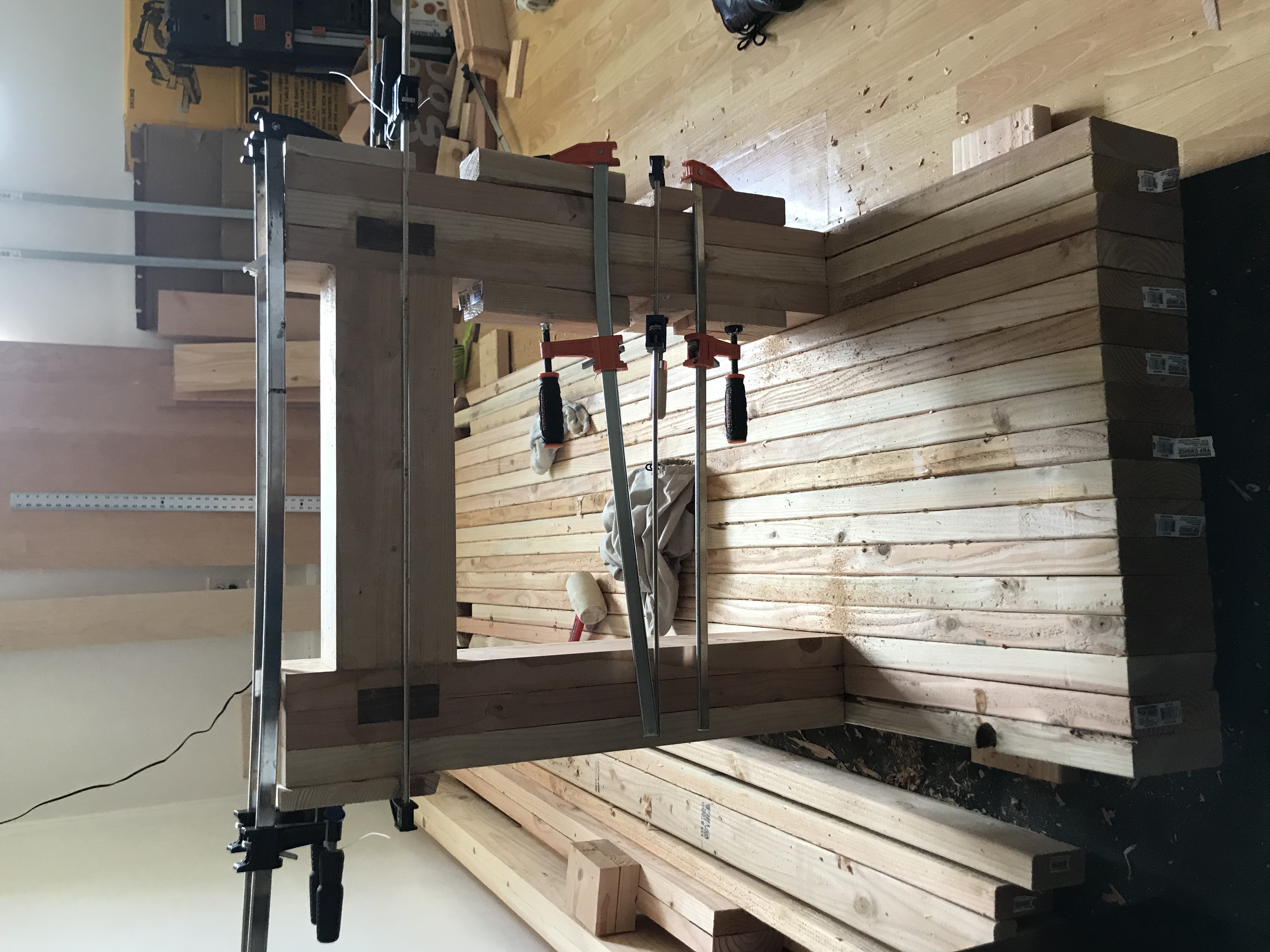 Leg pair glue up